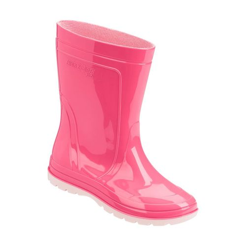 Bota Borracha Infantil Rosa N° 23/24
